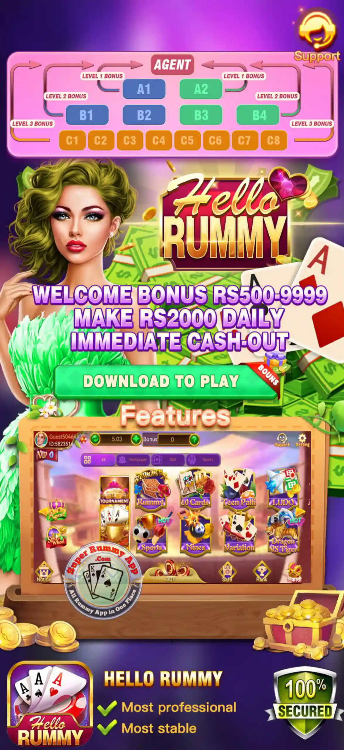 Hello Rummy Apk - Super Rummy App vs All Rummy App