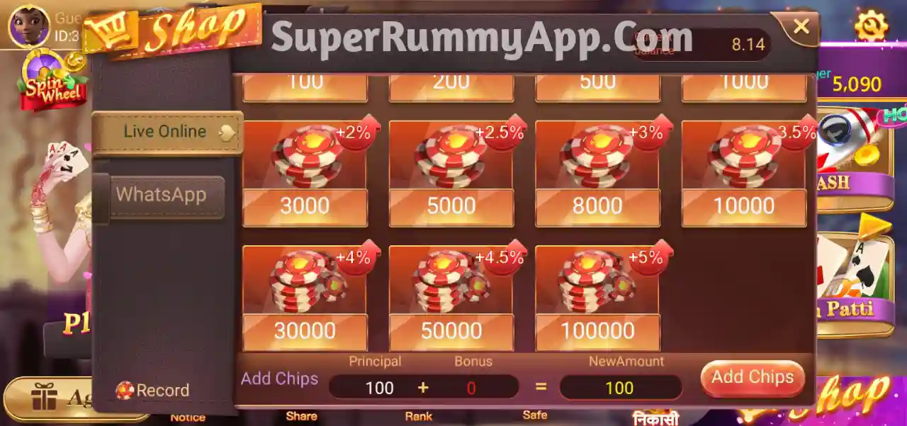 Teen Patti Palace App