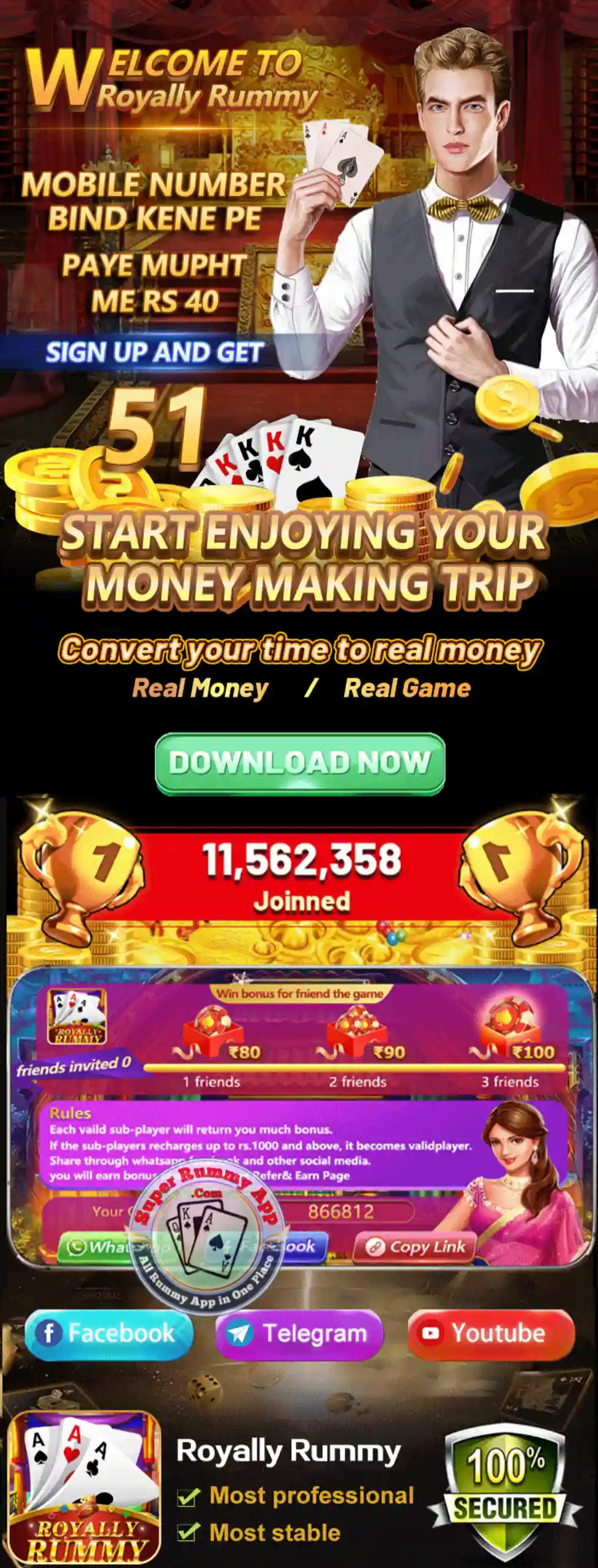Royally Rummy Apk - Super Rummy App vs All Rummy App