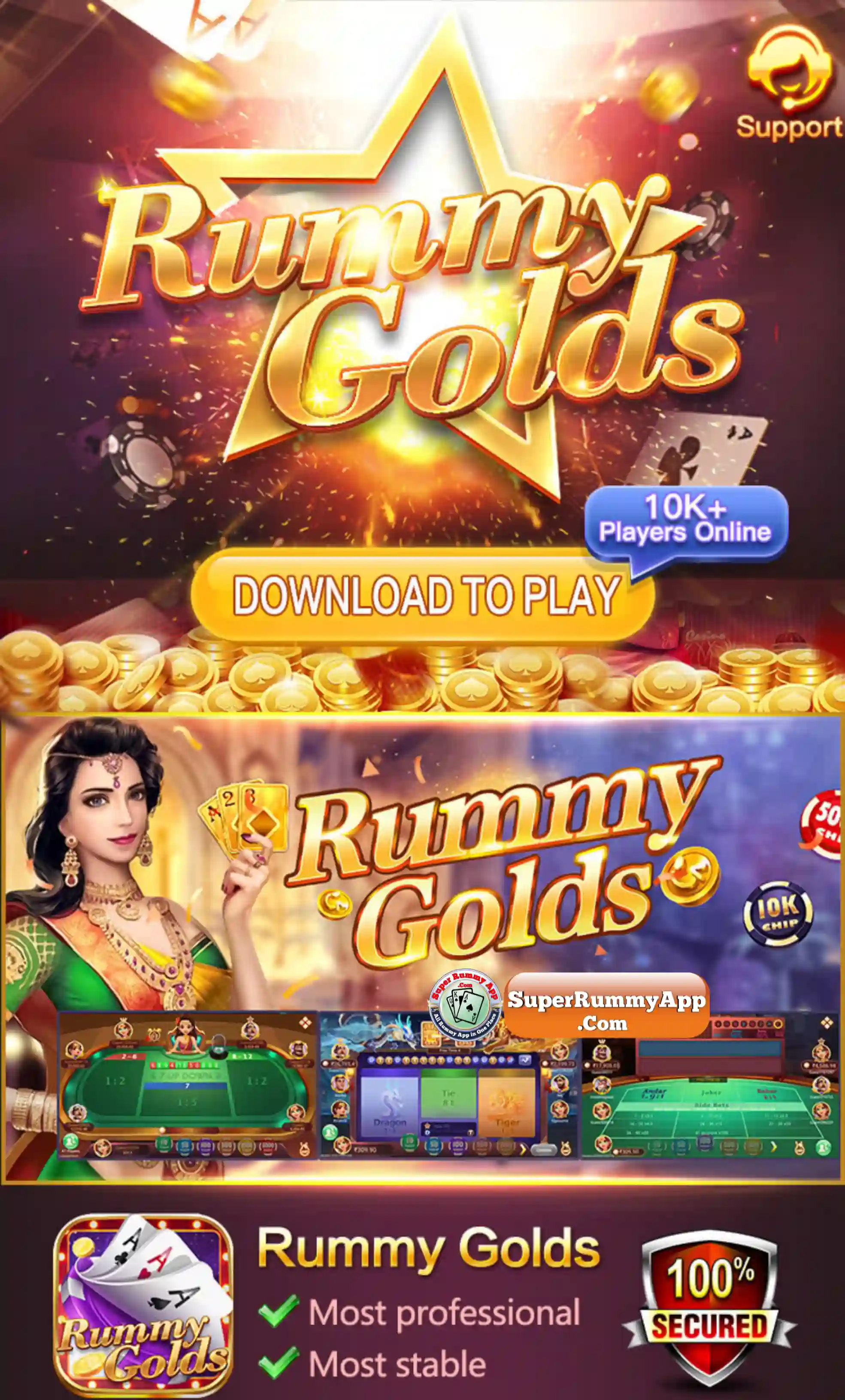 Rummy Golds Apk - Super Rummy App vs All Rummy App