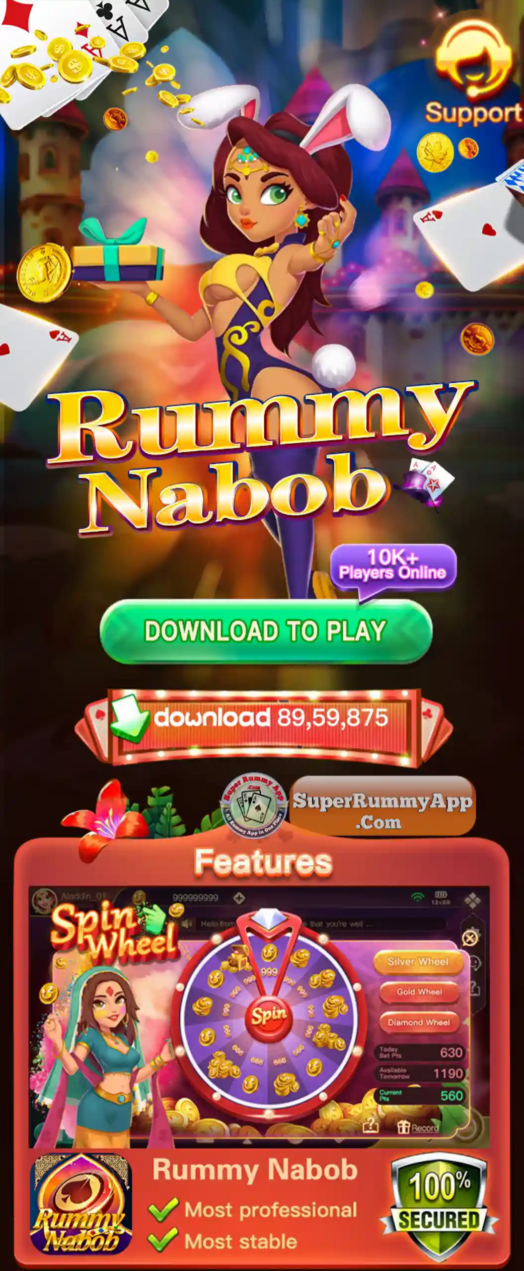 Rummy Nabob Apk - Super Rummy App vs All Rummy App