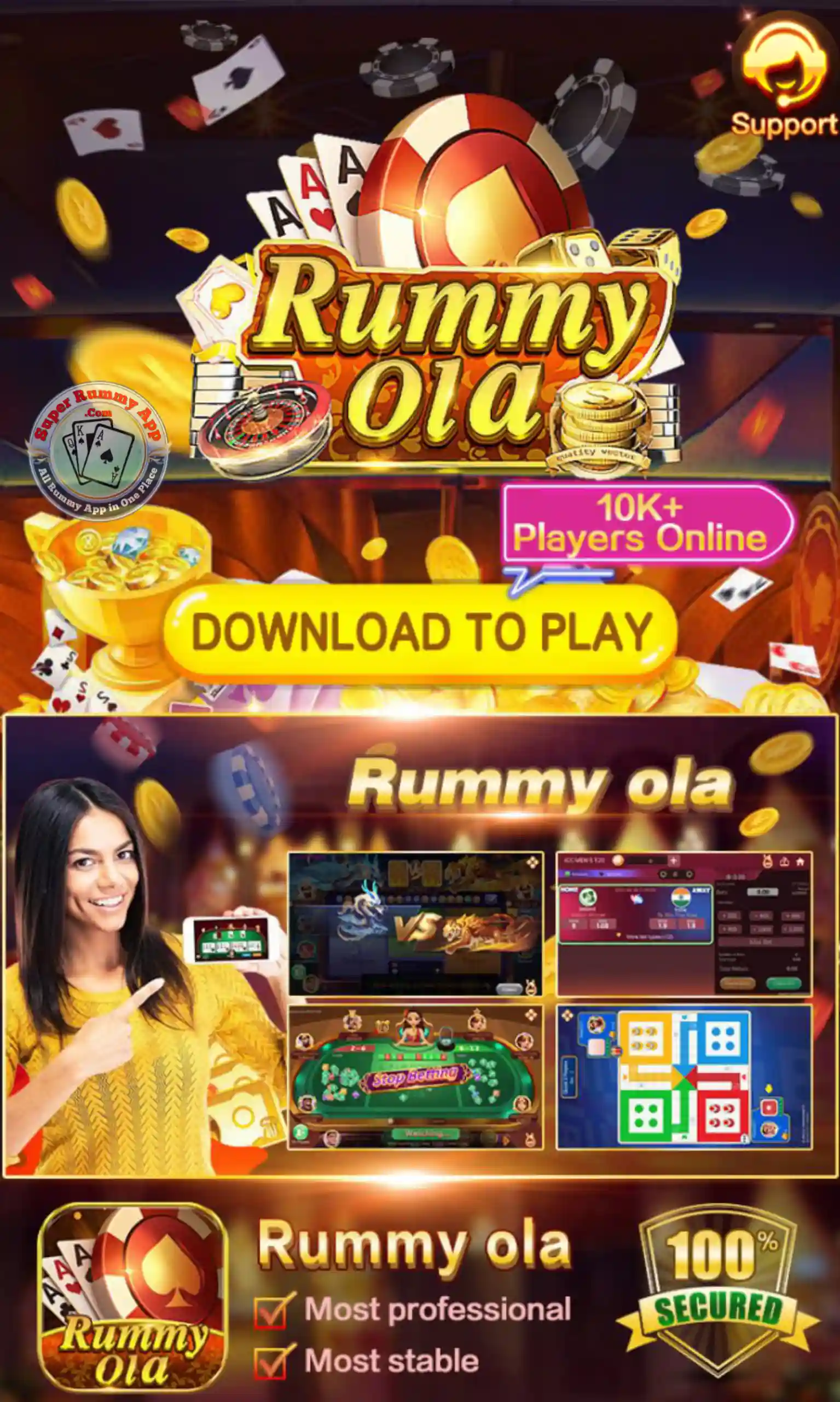Rummy Ola Apk - Super Rummy App vs All Rummy App