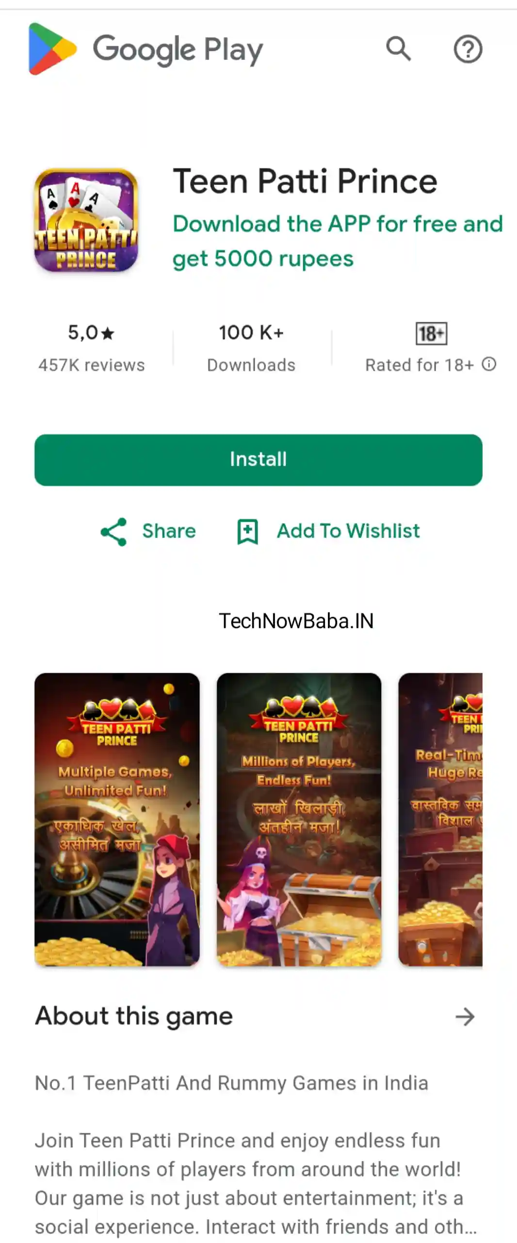 Teen Patti Prince Apk - Super Rummy App vs All Rummy App